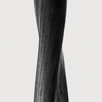 Featuring Oak Round Torsion Dining Table - Black by Ethnicraft at Amethyst Home. We love the modern, sleek look of this Oak Torsion Dining Table - Black. The varnish finish gives more depth, with the rougher surface highlighting the grain of the wood.
Dimensions 28": 28"w x 28"d x 30"h Weight: 46 lbs
Dimensions 35.5": 35.5"w x 25.5" x 30"hWeight: 73 lbs
Dimen.  Amethyst Home provides interior design, new home construction design consulting, vintage area rugs, and lighting in the Boston metro area.