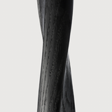 Featuring Oak Round Torsion Dining Table - Black by Ethnicraft at Amethyst Home. We love the modern, sleek look of this Oak Torsion Dining Table - Black. The varnish finish gives more depth, with the rougher surface highlighting the grain of the wood.
Dimensions 28": 28"w x 28"d x 30"h Weight: 46 lbs
Dimensions 35.5": 35.5"w x 25.5" x 30"hWeight: 73 lbs
Dimen.  Amethyst Home provides interior design, new home construction design consulting, vintage area rugs, and lighting in the Boston metro area.