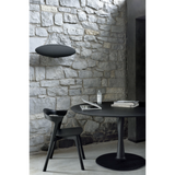 Featuring Oak Round Torsion Dining Table - Black by Ethnicraft at Amethyst Home. We love the modern, sleek look of this Oak Torsion Dining Table - Black. The varnish finish gives more depth, with the rougher surface highlighting the grain of the wood.
Dimensions 28": 28"w x 28"d x 30"h Weight: 46 lbs
Dimensions 35.5": 35.5"w x 25.5" x 30"hWeight: 73 lbs
D.  Amethyst Home provides interior design, new home construction design consulting, vintage area rugs, and lighting in the Scottsdale metro area.