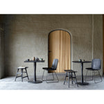 Featuring Oak Round Torsion Dining Table - Black by Ethnicraft at Amethyst Home. We love the modern, sleek look of this Oak Torsion Dining Table - Black. The varnish finish gives more depth, with the rougher surface highlighting the grain of the wood.
Dimensions 28": 28"w x 28"d x 30"h Weight: 46 lbs
Dimensions 35.5": 35.5"w x 25.5" x 30"hWeight: 73 lbs
Di.  Amethyst Home provides interior design, new home construction design consulting, vintage area rugs, and lighting in the Park City metro area.