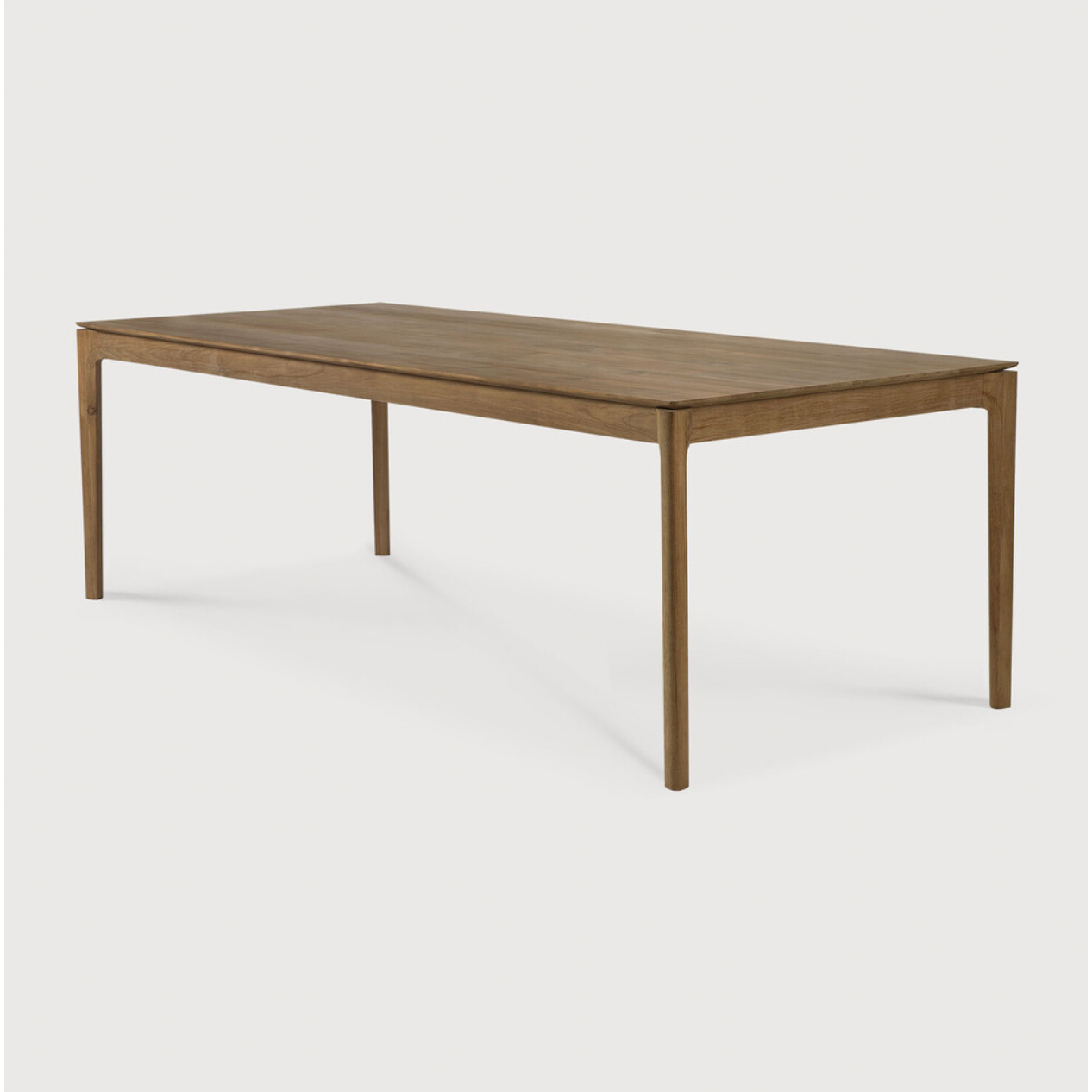 Featuring Teak Bok Dining Table by Ethnicraft at Amethyst Home. The airy shape yet rock solid construction make this Teak Bok Dining Table a timeless and remarkable design to enjoy for years to come. Available in many sizes, this can fit any dining room or kitchen area. 
Material: Teak, 100% Solid Wood
Dimensions 55": 55.5"w x 31.5"d x 30"hWeight: 80 l.  Amethyst Home provides interior design, new home construction design consulting, vintage area rugs, and lighting in the Winter Garden metro area.