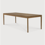 Featuring Teak Bok Dining Table by Ethnicraft at Amethyst Home. The airy shape yet rock solid construction make this Teak Bok Dining Table a timeless and remarkable design to enjoy for years to come. Available in many sizes, this can fit any dining room or kitchen area. 
Material: Teak, 100% Solid Wood
Dimensions 55": 55.5"w x 31.5"d x 30"hWeight: 80 l.  Amethyst Home provides interior design, new home construction design consulting, vintage area rugs, and lighting in the Winter Garden metro area.