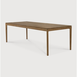 Featuring Teak Bok Dining Table by Ethnicraft at Amethyst Home. The airy shape yet rock solid construction make this Teak Bok Dining Table a timeless and remarkable design to enjoy for years to come. Available in many sizes, this can fit any dining room or kitchen area. 
Material: Teak, 100% Solid Wood
Dimensions 55": 55.5"w x 31.5"d x 30"hWeight: 80 l.  Amethyst Home provides interior design, new home construction design consulting, vintage area rugs, and lighting in the Winter Garden metro area.