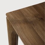 This Oak Bok Extendable Dining Table is perfect for families who want extra space when their kids, extended family, or guests come to celebrate! Its airy shape yet rock solid construction make this piece a timeless and remarkable design to enjoy for years to come.  Material: Oak, 100% Solid Wood Finish: Oiled