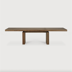Teak Double Extendable Dining Table | ready to ship!