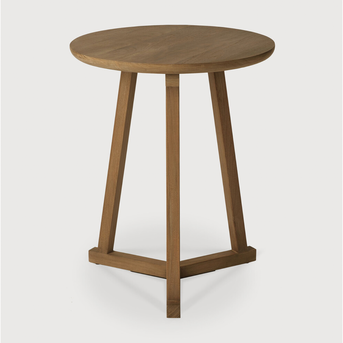 Table d'appoint trépied en teck | prêt pour l'expédition!