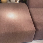 The Happy Section Family is a streamlined, chic modular sectional that will elevate the space of any home.  Crafted in Verellen's North Carolina atelier, it features: Happy Corner Unit (x2) | Happy Armless Chair | Happy Ottoman Amethyst Home provides interior design, new home construction design consulting, vintage area rugs, and lighting in the Monterey metro area.