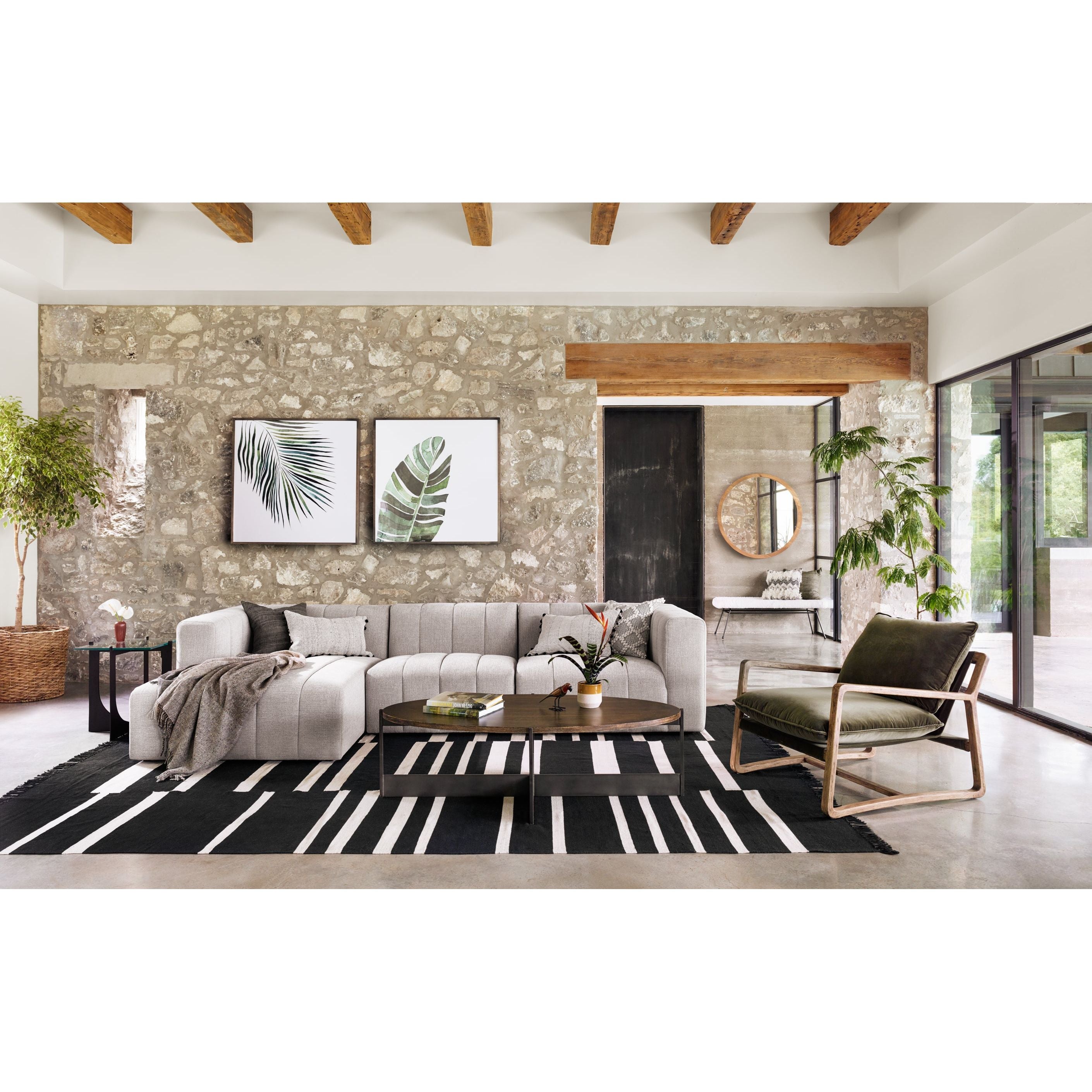 Featuring Ace Olive Green Chair by Four Hands at Amethyst Home. This Ace Chair in Olive Green has a comfortable, cushy seat for the perfect place to curl up with a good book. A hand-shaped oak frame supports deep, low-style seating covered in soft, olive-colored cotton - sure to elevate the look of any living room or office. 
Overall Dimensions: 30"W x. Amethyst Home provides interior design, new home construction design consulting, vintage area rugs, and lighting in the Salt Lake City metro area.