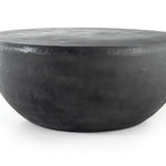 Basil Aged Grey Outdoor Coffee Table has an aged grey finish that highlights the aluminum's natural depth, for a sleek, simple look with implied movement. Stylish indoors or out. Cover or store indoors during inclement weather and when not in use.  Overall Dimensions: 36"w x 36"d x 15"h  Colors: Aged Grey Materials: Aluminum