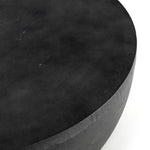 Basil Aged Grey Outdoor Coffee Table has an aged grey finish that highlights the aluminum's natural depth, for a sleek, simple look with implied movement. Stylish indoors or out. Cover or store indoors during inclement weather and when not in use.  Overall Dimensions: 36"w x 36"d x 15"h  Colors: Aged Grey Materials: Aluminum