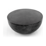Basil Aged Grey Outdoor Coffee Table has an aged grey finish that highlights the aluminum's natural depth, for a sleek, simple look with implied movement. Stylish indoors or out. Cover or store indoors during inclement weather and when not in use.  Overall Dimensions: 36"w x 36"d x 15"h  Colors: Aged Grey Materials: Aluminum
