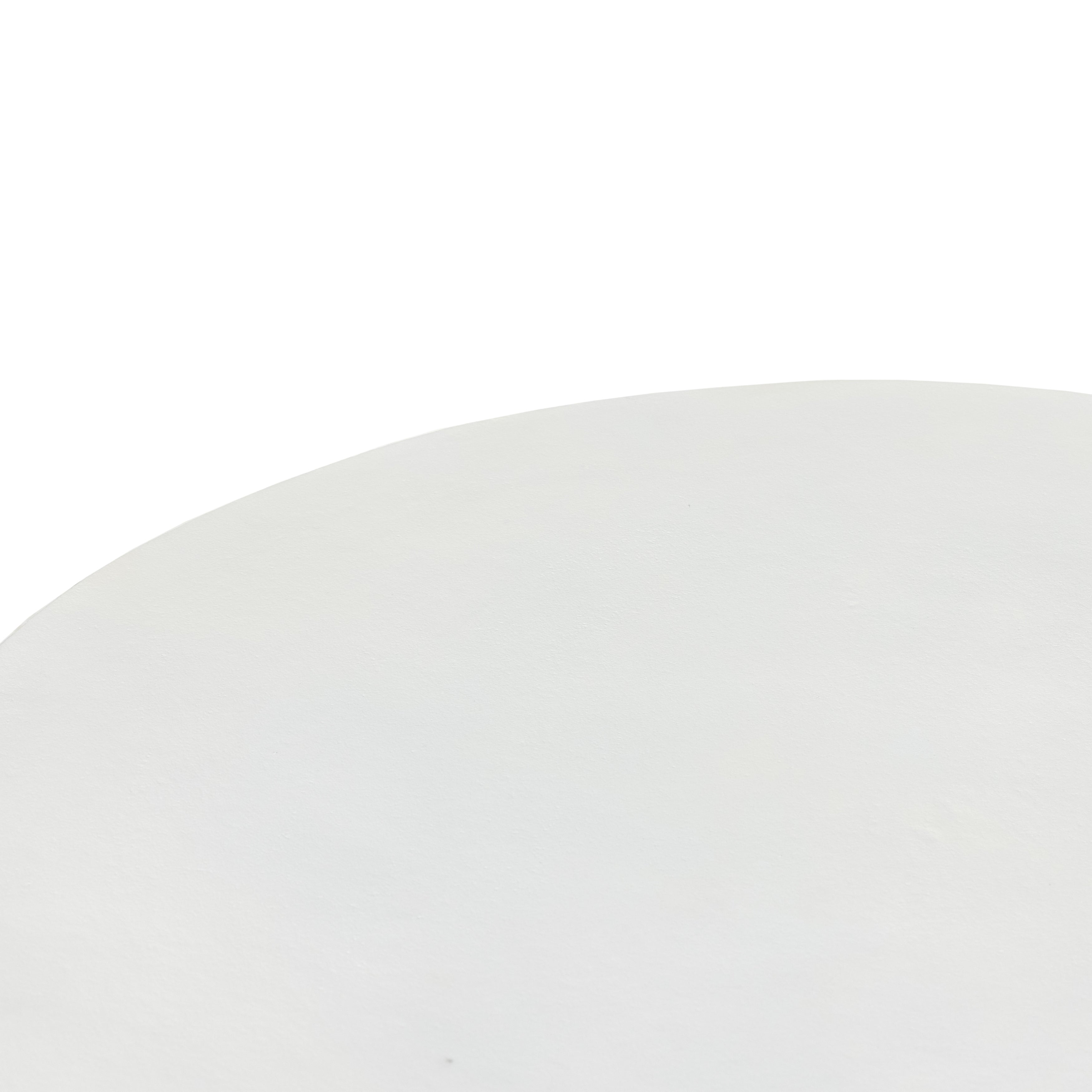 Our favorite Basil Coffee Table now comes in a gorgeous matte white finish. This brings a sleek, simple look to indoor or outdoor spaces.   Cover or store indoors during inclement weather and when not in use.  Overall Dimensions: 36.00"w x 36.00"d x 15.00"h