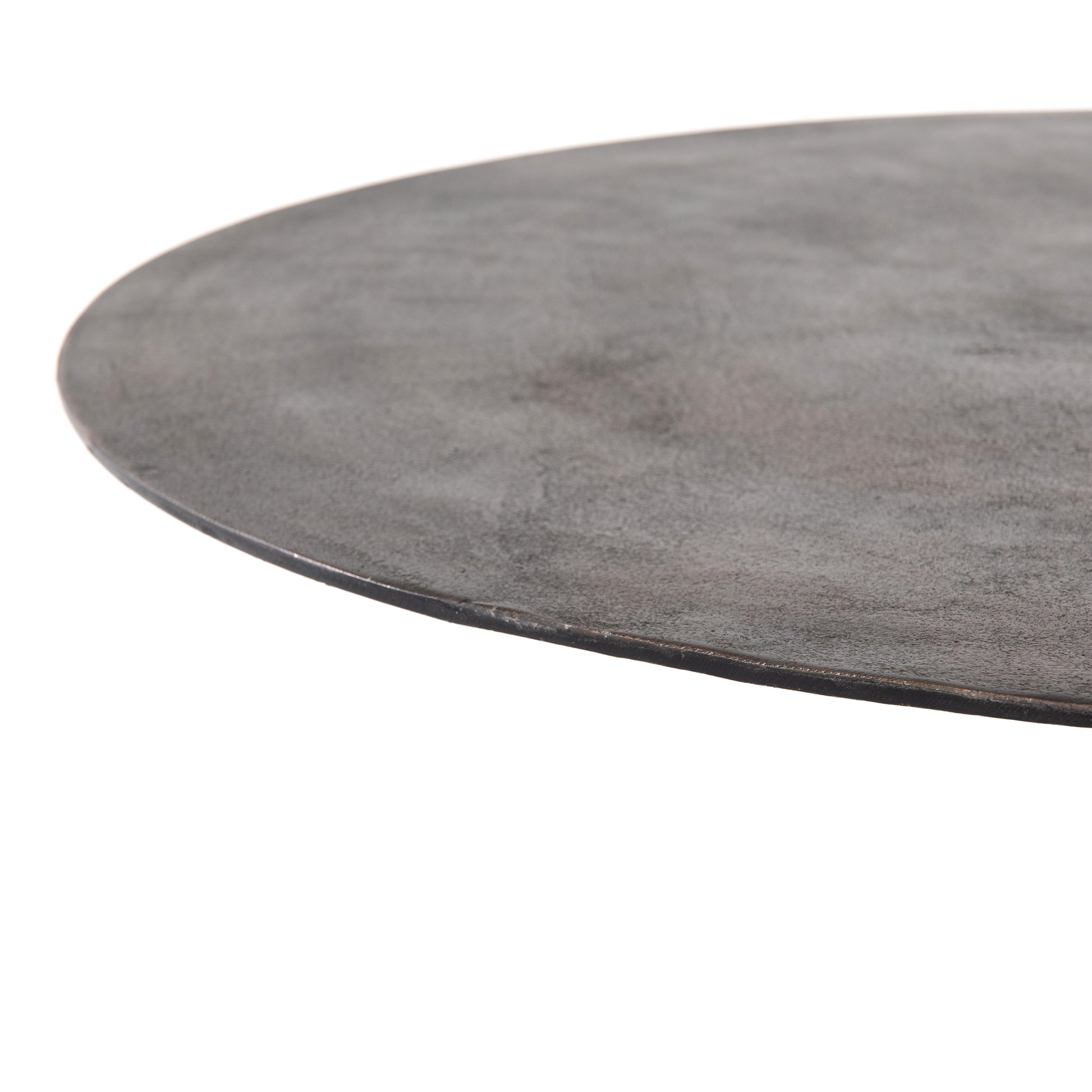 Classic tulip shaping in textural cast-aluminum makes for a modern Simone Antique Rust Bistro Table. Finished in antique rust to bring out alluring highs and lows. Amethyst Home provides interior design, new home construction design consulting, vintage area rugs, and lighting in the Boston metro area.