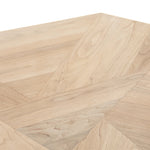 Featuring Brooklyn Coffee Table - Ashen Walnut by Four Hands at Amethyst Home. We love the asymmetric sides that form a casual octagon in this Brooklyn Coffee Table - Ashen Walnut. A shape-centric statement piece to add to your living room or lounge area.  Each style slightly unique, thanks to materials' natural quality.
Overall Dimensions: 53.25"W x 50.75"L .  Amethyst Home provides interior design, new home construction design consulting, vintage area rugs, and lighting in the Boston metro area.