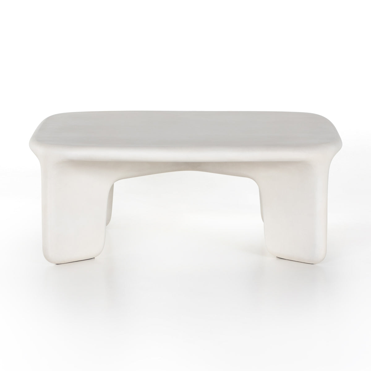 Table basse Dante - Béton blanc | prêt pour l'expédition!