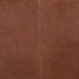 The Darrow Bench -  Palermo Cognac is a time-honored bench, reinvented. With fresh, clever shaping, angular gunmetal-finished iron supports spare-yet-comfortable top-grain leather cushioning in a rich cognac.  Overall Dimensions: 63.50"w x 17.50"d x 17.75"h