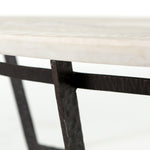 Featuring Felix Round Coffee Table - Sandblasted White Marble by Four Hands at Amethyst Home. We love the textured top and geometric base of this Felix Round Coffee Table - Sandblasted White Marble. Place in your living room or lounge area to bring a sophisticated look to the space. 
Overall Dimensions: 48"W x 48"L x 15"H
Colors: Rustic Fossil, Sandblasted Wh.  Amethyst Home provides interior design, new home construction design consulting, vintage area rugs, and lighting in the Dallas metro area.