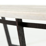 Featuring Felix Round Coffee Table - Sandblasted White Marble by Four Hands at Amethyst Home. We love the textured top and geometric base of this Felix Round Coffee Table - Sandblasted White Marble. Place in your living room or lounge area to bring a sophisticated look to the space. 
Overall Dimensions: 48"W x 48"L x 15"H
Colors: Rustic Fossil, Sandblasted Wh.  Amethyst Home provides interior design, new home construction design consulting, vintage area rugs, and lighting in the Dallas metro area.