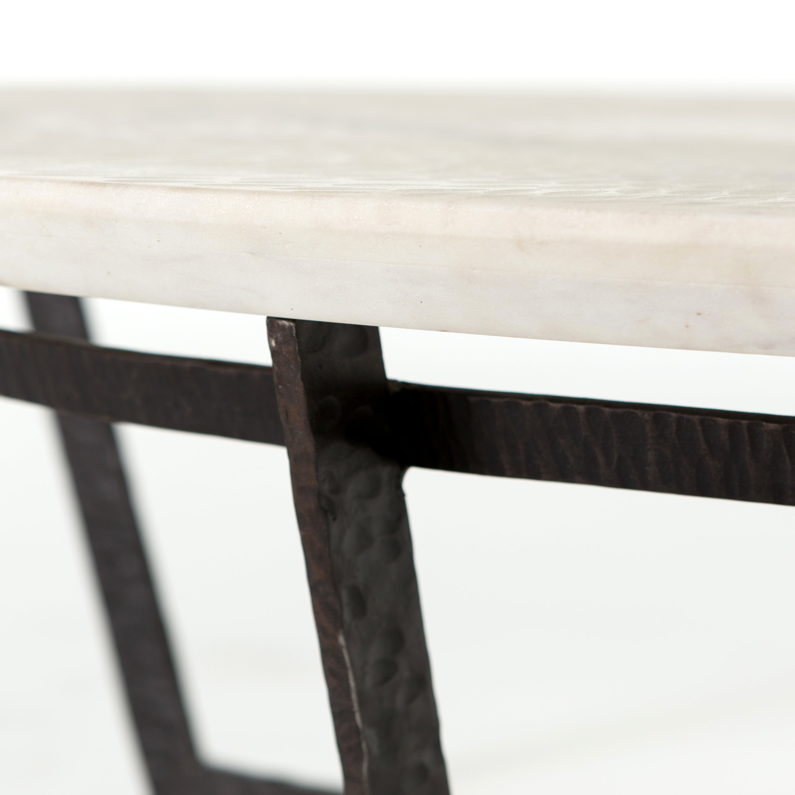 Featuring Felix Round Coffee Table - Sandblasted White Marble by Four Hands at Amethyst Home. We love the textured top and geometric base of this Felix Round Coffee Table - Sandblasted White Marble. Place in your living room or lounge area to bring a sophisticated look to the space. 
Overall Dimensions: 48"W x 48"L x 15"H
Colors: Rustic Fossil, Sandblasted Wh.  Amethyst Home provides interior design, new home construction design consulting, vintage area rugs, and lighting in the Dallas metro area.