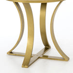 Featuring Gage Dining Table - Polished White Marble by Four Hands at Amethyst Home. Sophisticated materials take a cue from modern geometry. Cast brass iron forms uniquely-curved angles to balance a contrasting polished white marble top. A refined spin on trend-forward design.
Dimensions: 48"W x 48"L x 30"H, or 60"W x 60"L x 30"H 
Colors: Cast Brass, Polis.  Amethyst Home provides interior design, new home construction design consulting, vintage area rugs, and lighting in the Calabasas metro area.