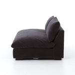 The upholstery of this Grant Armless Piece - Henry Charcoal is soft, durable, and stain-resistance, making it the perfect choice for families or those who love to cuddle with their furry friends.   Overall Dimensions: 72.00"w x 40.00"d x 31.50"h