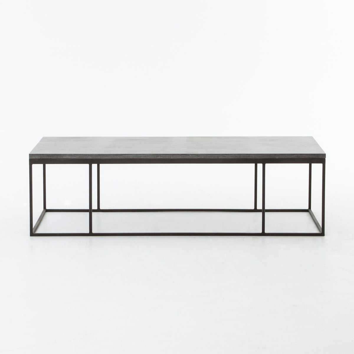 Petite table basse Harlow en pierre bleue | prêt pour l'expédition!
