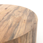Featuring Hudson Coffee Table - Spalted Primavera by Four Hands at Amethyst Home. Stunning forces of nature are captured in the Hudson Spalted Primavera Coffee Table. We love how the spalted primavera wood is hand-shaped into a cylindrical silhouette. Reflective of woods' natural character, a slight color variance is possible. 
Overall Dimensions: 40"W x 40"L .  Amethyst Home provides interior design, new home construction design consulting, vintage area rugs, and lighting in the Miami metro area.