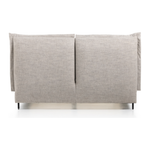 We love the plush look of this Inwood Bed. The oversized pillow-like cushioning creates the headboard for this low-profile bed, for a grand-but-cozy look in any bedroom.   Queen Overall Dimensions: 74.75"w x 95.25"d x 43.50"h King Overall Dimensions: 91.00"w x 95.25"d x 43.50"h