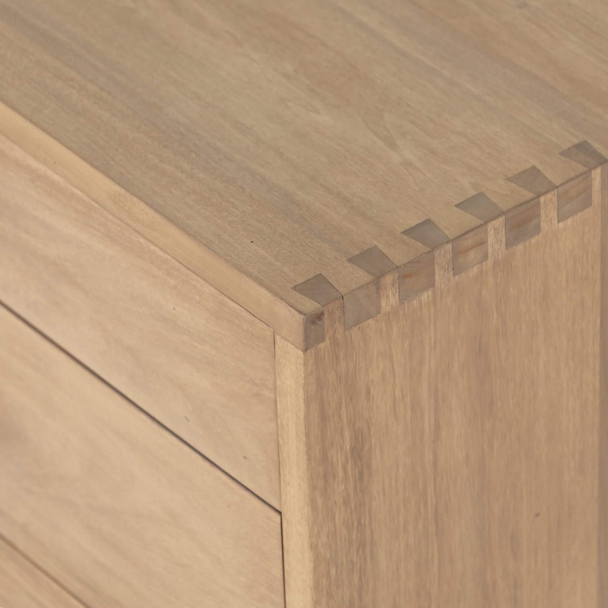Solid dry-washed poplar forms a clean, Seventies-inspired Isador Executive Desk - Dry Wash Poplar with dovetail joinery plus iron and leather hardware, for a fresh, material-driven update to Shaker-like styling. Fully finished back grants the option to float desk anywhere in the room.  Overall Dimensions: 70.00"w x 27.00"d x 31.00"h