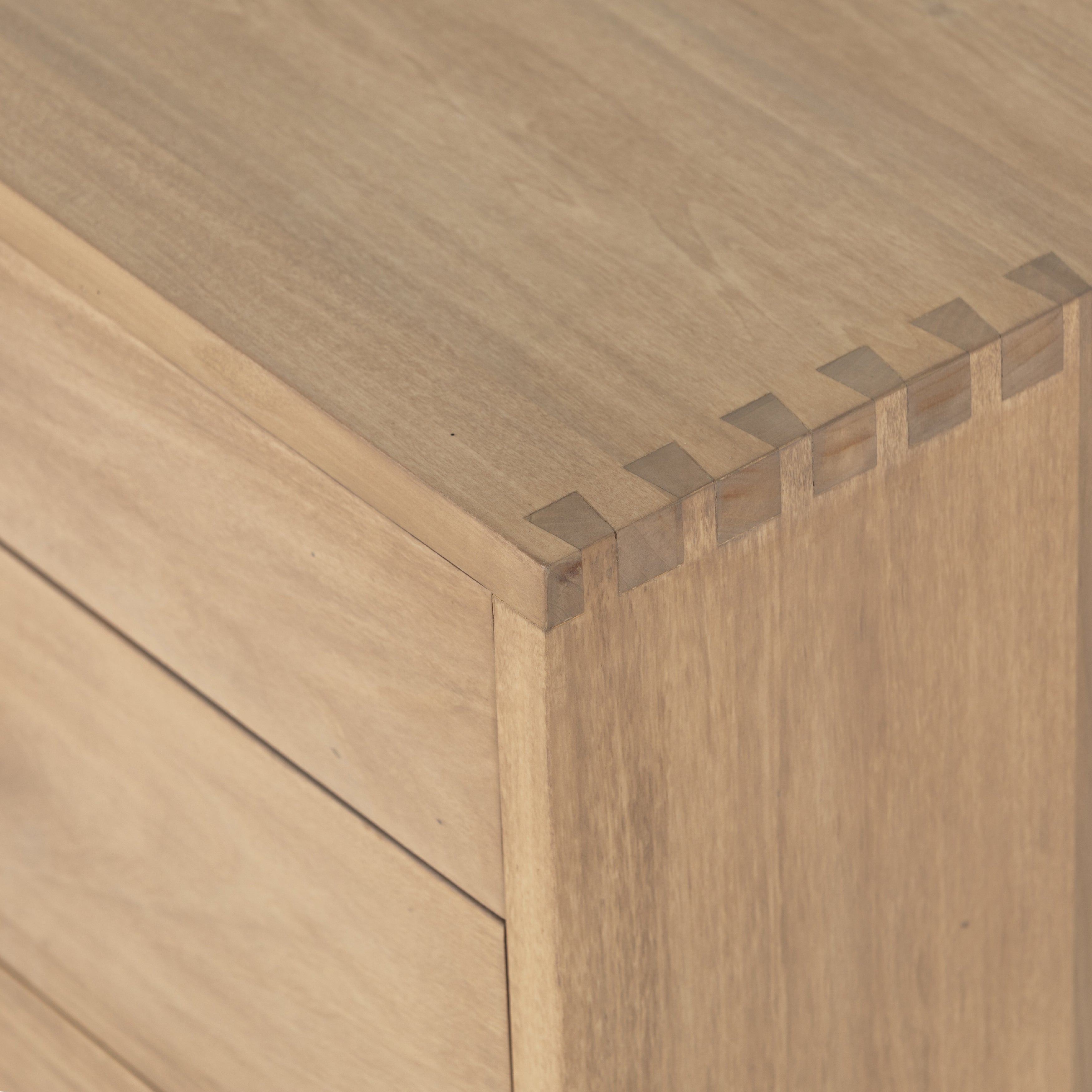 Solid dry-washed poplar forms a clean, Seventies-inspired Isador Executive Desk - Dry Wash Poplar with dovetail joinery plus iron and leather hardware, for a fresh, material-driven update to Shaker-like styling. Fully finished back grants the option to float desk anywhere in the room.  Overall Dimensions: 70.00"w x 27.00"d x 31.00"h