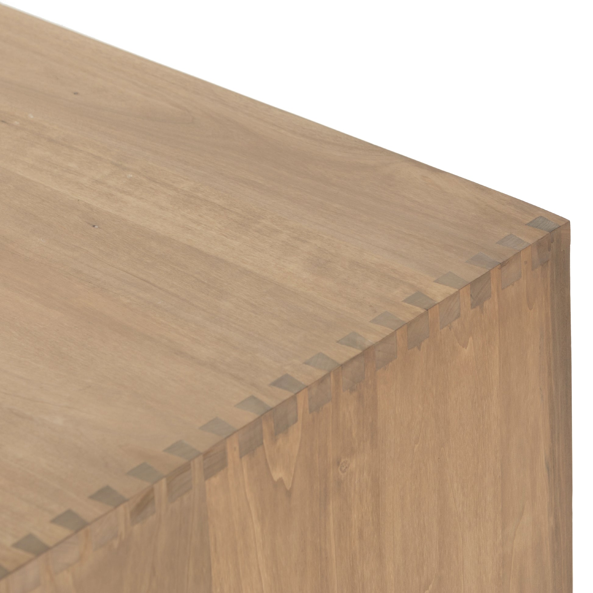 Solid dry-washed poplar forms a clean, Seventies-inspired Isador Executive Desk - Dry Wash Poplar with dovetail joinery plus iron and leather hardware, for a fresh, material-driven update to Shaker-like styling. Fully finished back grants the option to float desk anywhere in the room.  Overall Dimensions: 70.00"w x 27.00"d x 31.00"h