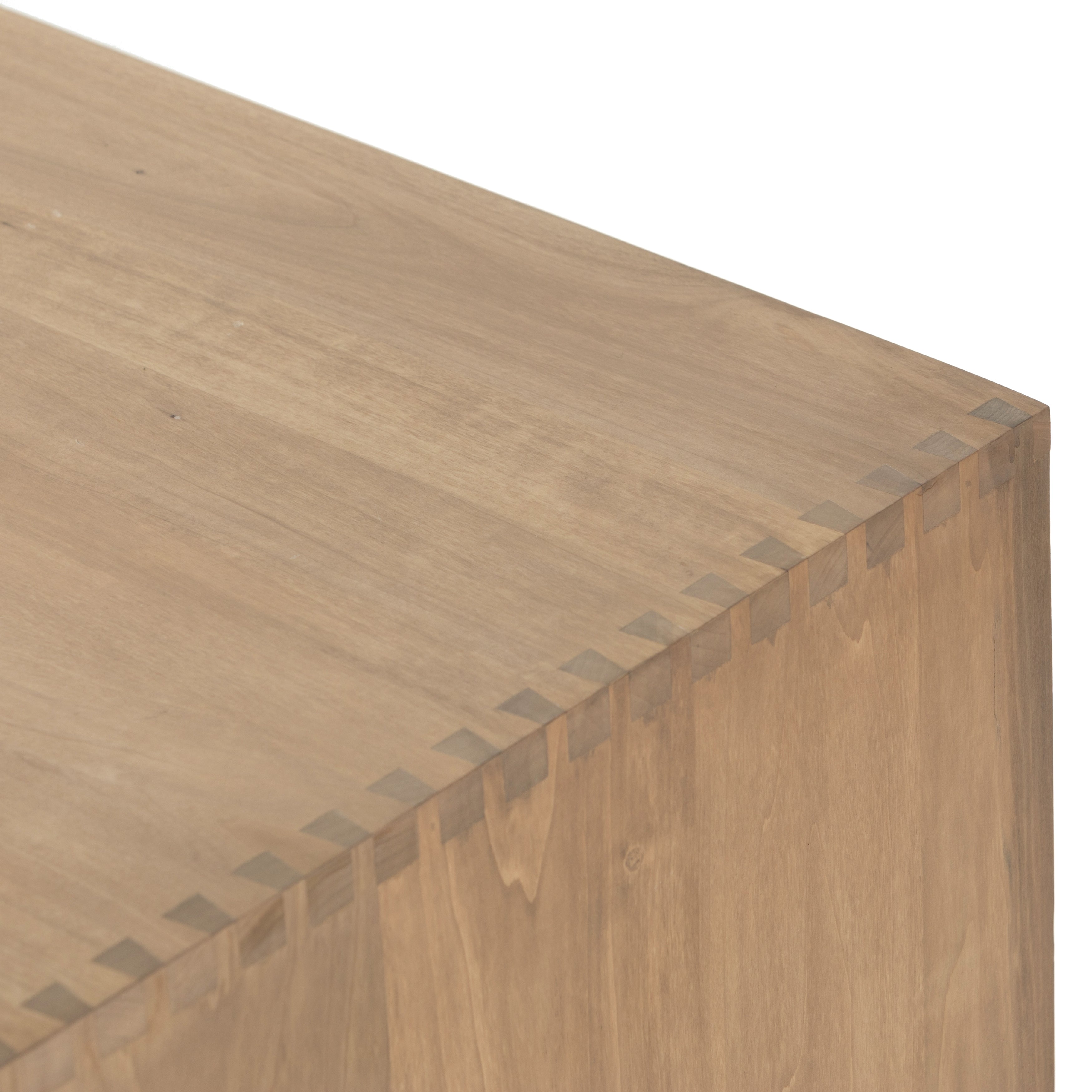 Solid dry-washed poplar forms a clean, Seventies-inspired Isador Executive Desk - Dry Wash Poplar with dovetail joinery plus iron and leather hardware, for a fresh, material-driven update to Shaker-like styling. Fully finished back grants the option to float desk anywhere in the room.  Overall Dimensions: 70.00"w x 27.00"d x 31.00"h