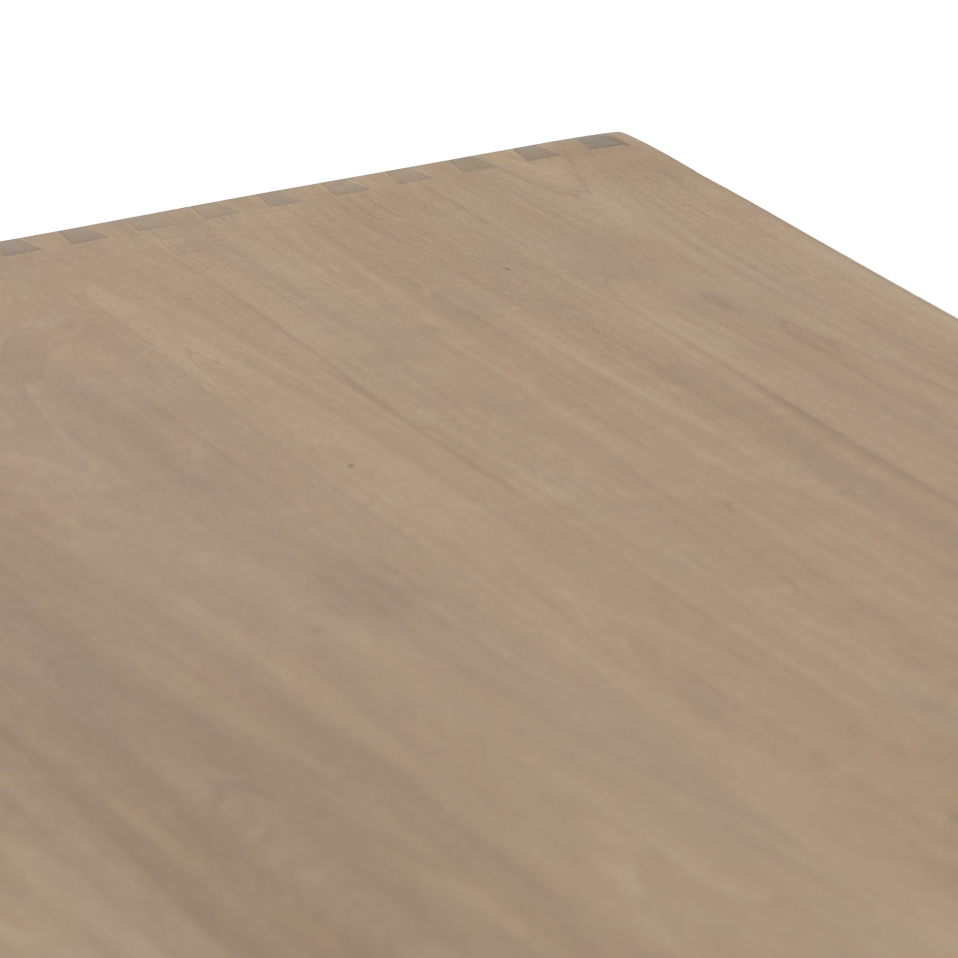 Solid dry-washed poplar forms a clean, Seventies-inspired Isador Executive Desk - Dry Wash Poplar with dovetail joinery plus iron and leather hardware, for a fresh, material-driven update to Shaker-like styling. Fully finished back grants the option to float desk anywhere in the room.  Overall Dimensions: 70.00"w x 27.00"d x 31.00"h