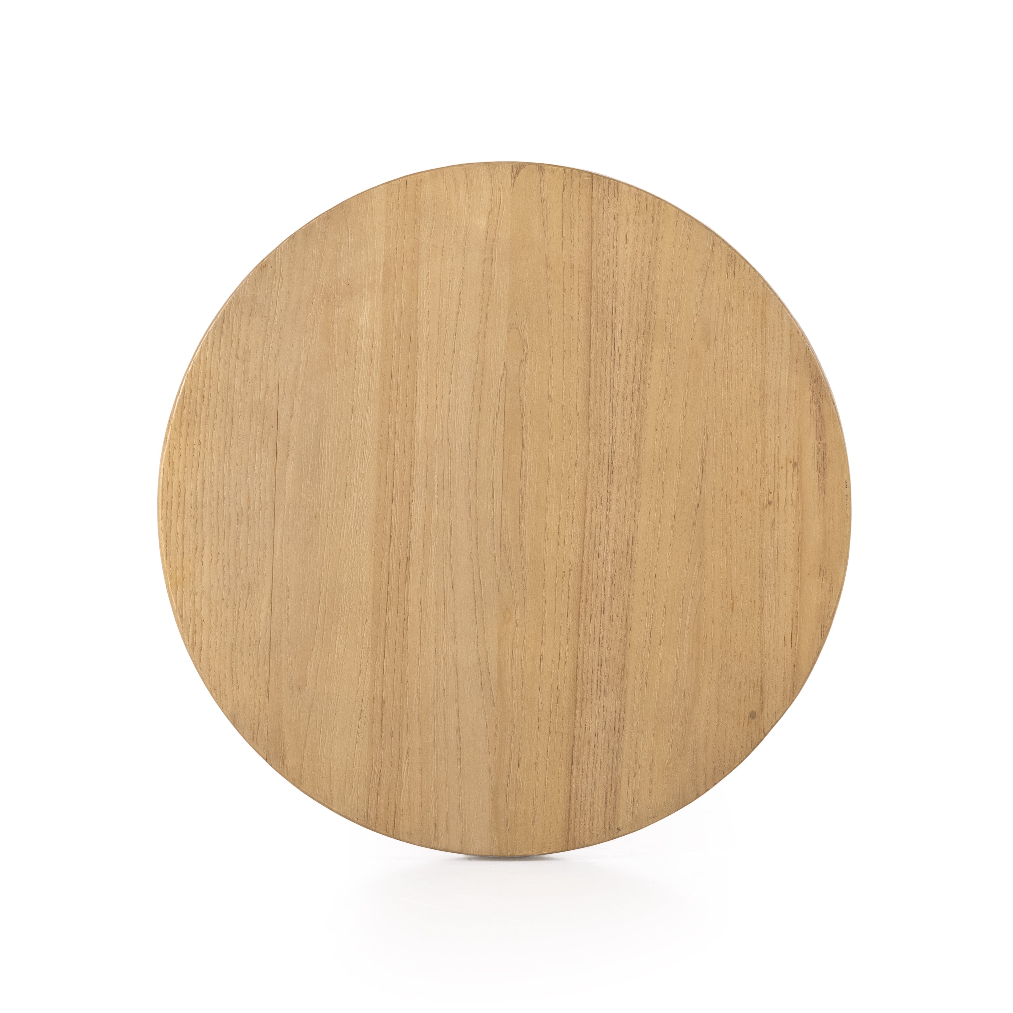 Made from solid natural nettlewood, an open cross-style base supports a thick, rounded tabletop finished with a soft hand on this Liad End Table - Natural Nettlewood. We'd love to see this in your living room or bedroom!  Overall Dimensions: 19.75"w x 19.75"d x 19.75"h