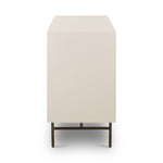 Featuring Luella 6 Drawer Dresser - Matte Alabaster by Four Hands at Amethyst Home. Bring a light look to bedroom styling with this Luella 6 Drawer Dresser - Matte Alabaster. A lacquered six-drawer dresser features woven cane panels and half-moon hardware finished in an aged brass for a beautiful + functional dresser in any bedroom!
Overall Dimensions: .  Amethyst Home provides interior design, new home construction design consulting, vintage area rugs, and lighting in the Laguna Beach metro area.