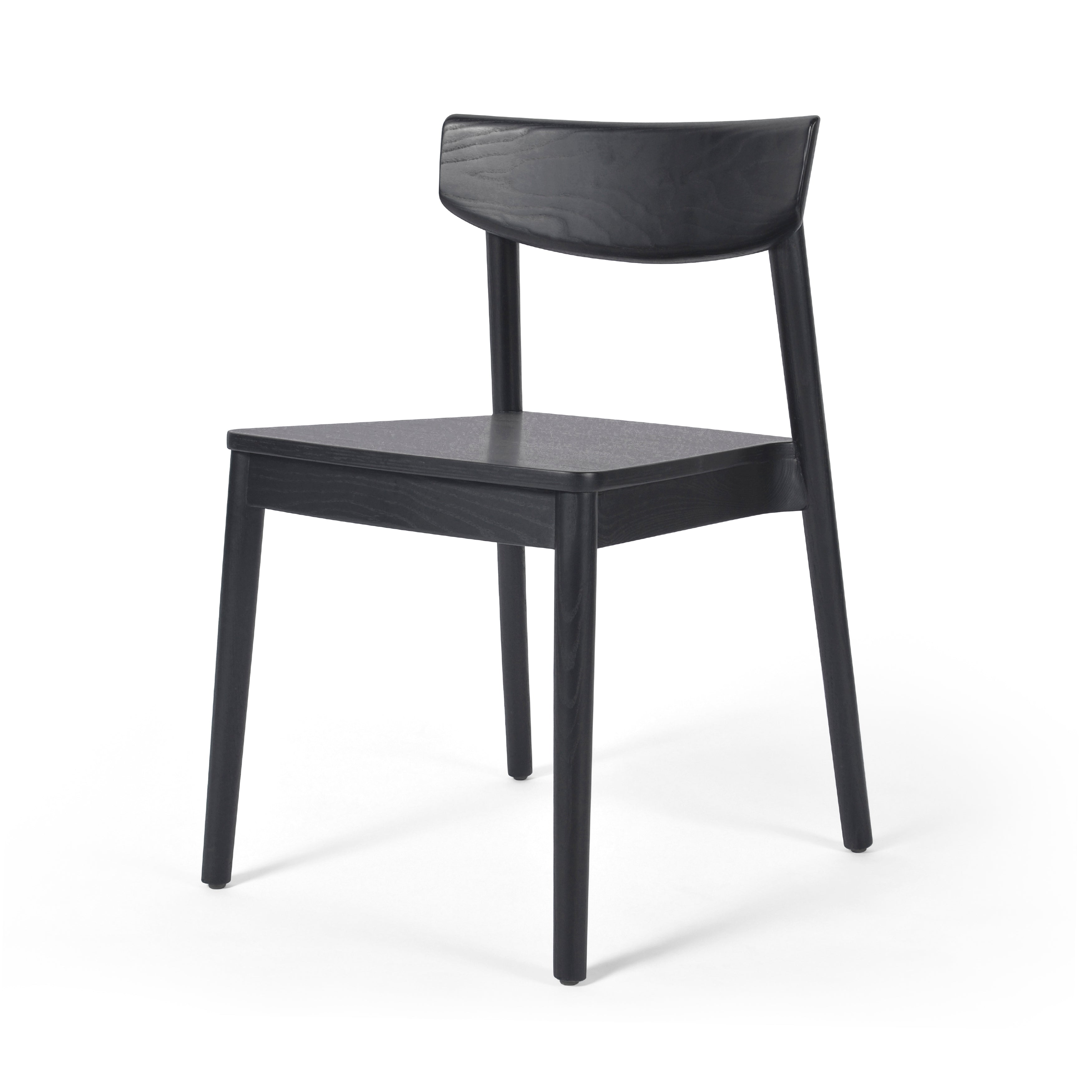 This Maddie Dining Chair - Black has a fresh take on the traditional schoolhouse seating. Made from solid ash, this is clean choice for any dining room or kitchen area.   Overall Dimensions: 19.00"w x 20.00"d x 30.25"h