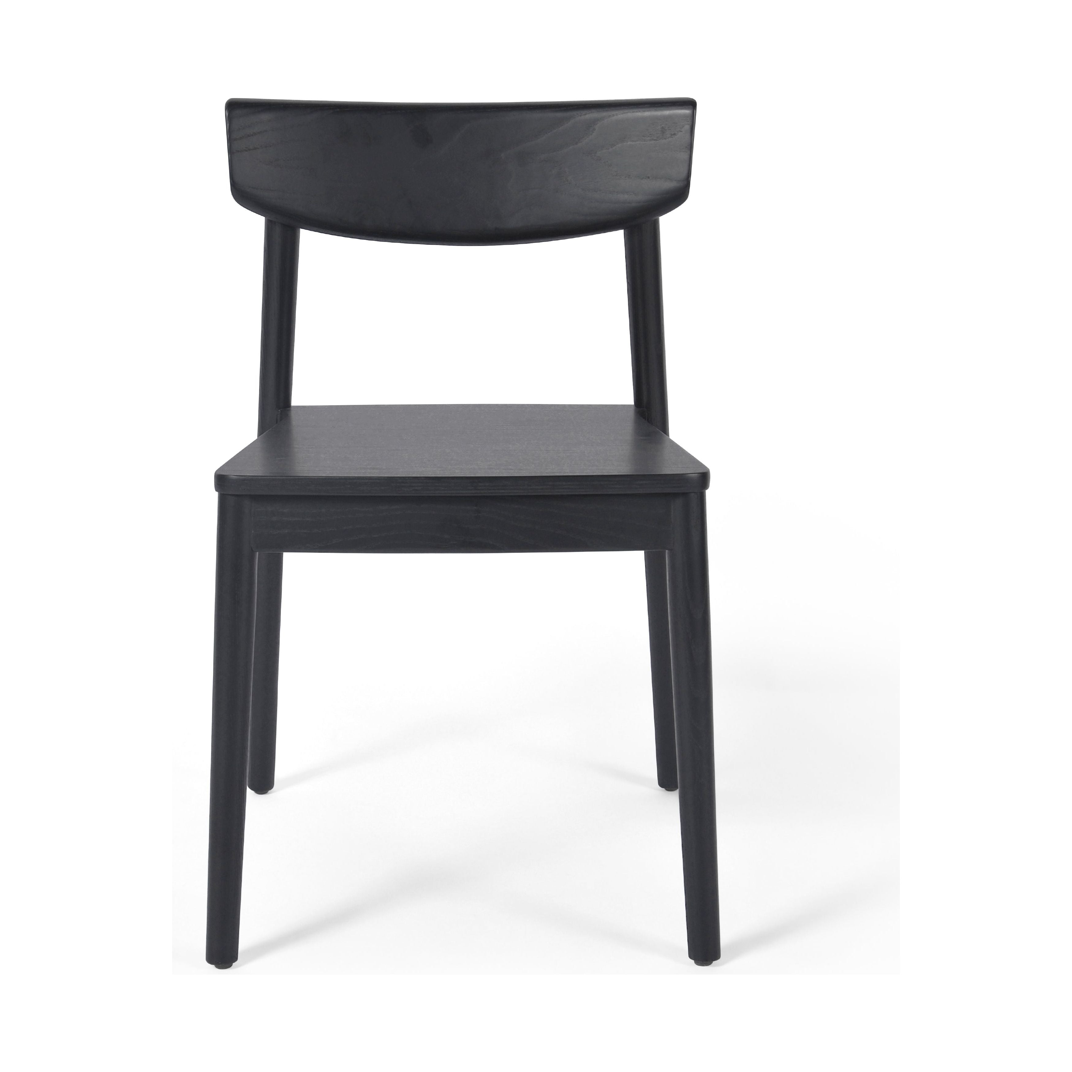 This Maddie Dining Chair - Black has a fresh take on the traditional schoolhouse seating. Made from solid ash, this is clean choice for any dining room or kitchen area.   Overall Dimensions: 19.00"w x 20.00"d x 30.25"h