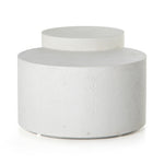 Featuring Meza Nesting Coffee Table - Textured White by Four Hands at Amethyst Home. Made from white-finished concrete with deep, textured pitting, this Meza Nesting Coffee Table - Textured White is sturdy and beautiful. Inspired by mid-century coral décor, this nesting coffee table features two tiers for a layered look with modernity.
Overall Dimensions:.  Amethyst Home provides interior design, new home construction design consulting, vintage area rugs, and lighting in the Des Moines metro area.