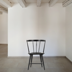 This Naples Dining Chair - Black Oak is a fresh twist on traditional Windsor-style seating is crafted from solid black-finished oak, for a look that’s always in style.  Overall Dimensions: 20.50"w x 21.50"d x 31.75"h