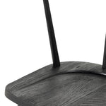 This Naples Dining Chair - Black Oak is a fresh twist on traditional Windsor-style seating is crafted from solid black-finished oak, for a look that’s always in style.  Overall Dimensions: 20.50"w x 21.50"d x 31.75"h