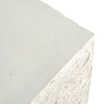 Featuring Otero Outdoor Square End Table by Four Hands at Amethyst Home. We love the textured, cubic look of this Otero Outdoor Square End Table. We'd love to see this featured on your patio, poolside, or other space! Cover or store indoors during inclement weather and when not in use.
Overall Dimensions: 17.75"W x 17.75"L x 18.25"H
Colors: Blanc White, Ma.  Amethyst Home provides interior design, new home construction design consulting, vintage area rugs, and lighting in the Charlotte metro area.