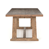 Featuring Otto Dining Table - 110" by Four Hands at Amethyst Home. Bring a traditional sense to the table with this Otto Dining Table - 110". Finished in a warm honey hue, a trestle-style base of reclaimed pine supports a rectangular top of pine, waxed and bleached for a rustic look with natural depth.
Amethyst Home celebrates natural materials, which .  Amethyst Home provides interior design, new home construction design consulting, vintage area rugs, and lighting in the Winter Garden metro area.