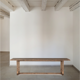 Featuring Otto Dining Table - 110" by Four Hands at Amethyst Home. Bring a traditional sense to the table with this Otto Dining Table - 110". Finished in a warm honey hue, a trestle-style base of reclaimed pine supports a rectangular top of pine, waxed and bleached for a rustic look with natural depth.
Amethyst Home celebrates natural materials, which often c.  Amethyst Home provides interior design, new home construction design consulting, vintage area rugs, and lighting in the Dallas metro area.