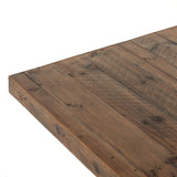 Bring a traditional sense to the table with this Otto Dining Table - 110". Finished in a warm honey hue, a trestle-style base of reclaimed pine supports a rectangular top of pine, waxed and bleached for a rustic look with natural depth.