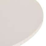 Featuring Parra Dining Table - Plaster Molded Concrete by Four Hands at Amethyst Home. This Parra Dining Table - Plaster Molded Concrete is made from plaster-molded concrete with a cylindrical pillar-style base tapering slightly to support a smooth, white-finished tabletop. We love the texture and brightness this brings to any dining room or kitchen area.  Amethyst Home provides interior design, new home construction design consulting, vintage area rugs, and lighting in the Los Angeles metro area.