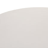 Featuring Parra Dining Table - Plaster Molded Concrete by Four Hands at Amethyst Home. This Parra Dining Table - Plaster Molded Concrete is made from plaster-molded concrete with a cylindrical pillar-style base tapering slightly to support a smooth, white-finished tabletop. We love the texture and brightness this brings to any dining room or kitchen area.   .  Amethyst Home provides interior design, new home construction design consulting, vintage area rugs, and lighting in the Seattle metro area.