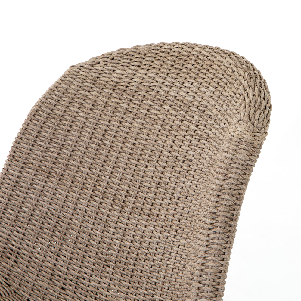 Chaise d'appoint d'extérieur Portia - Blanc vintage | prêt pour l'expédition!