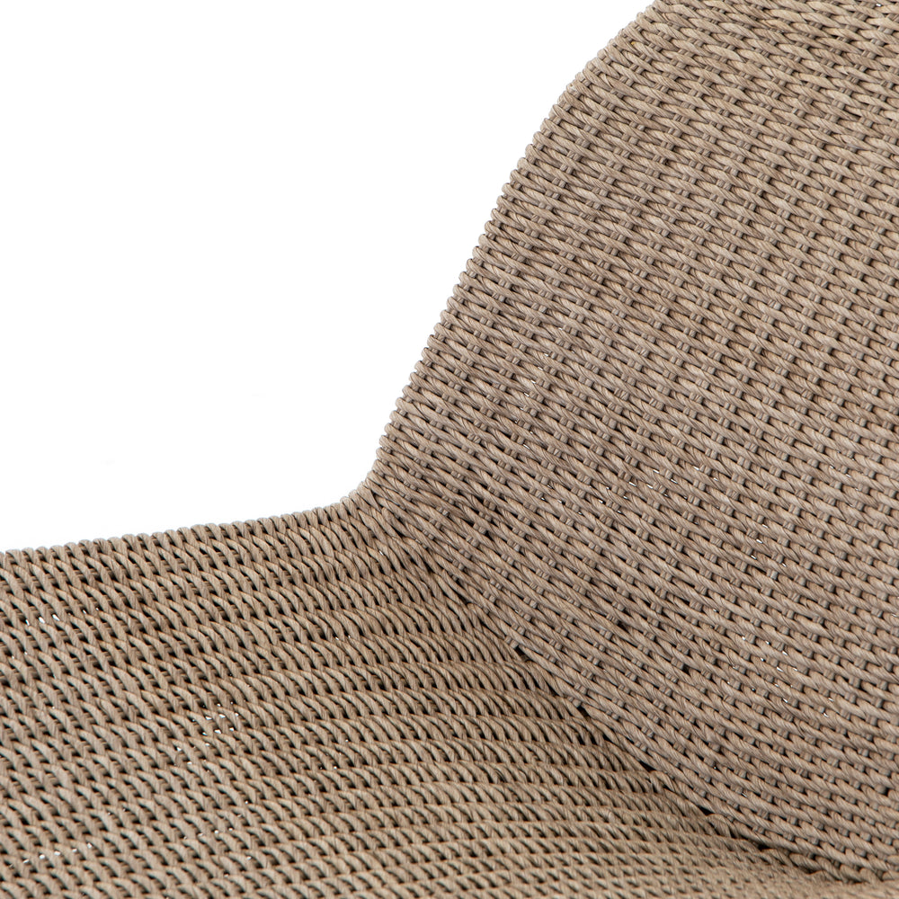 Chaise d'appoint d'extérieur Portia - Blanc vintage | prêt pour l'expédition!