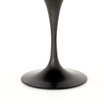 Featuring Powell 42" Dining Table - Bluestone by Four Hands at Amethyst Home. We love the classic tulip shape of this Powell 42" Dining Table - Bluestone. This bistro style table is perfectly sized for a cozy breakfast nook.
Overall Dimensions: 42"W x 42"L x 30"H
Colors: Dark Rustic Black, Ebony, BluestoneMaterials: Iron, Solid Oak, BluestoneWeight: 16.  Amethyst Home provides interior design, new home construction design consulting, vintage area rugs, and lighting in the Winter Garden metro area.