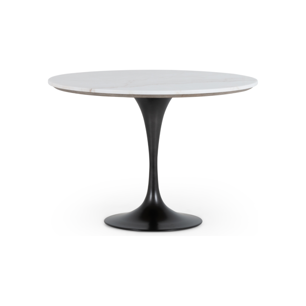 Powell 42" Dining Table - White Marble | ready to ship!
